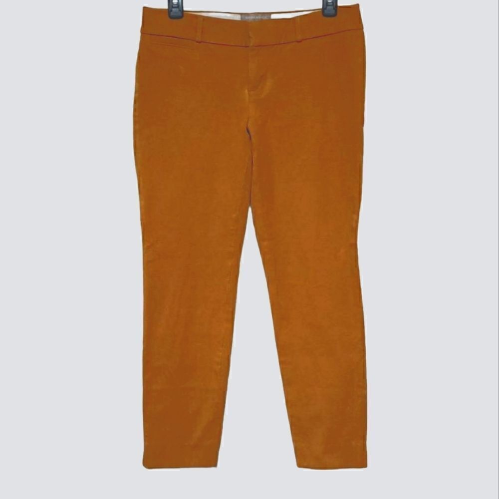 🌹Banana Republic Mustard Color Pants sz 4 - Picture 3 of 11